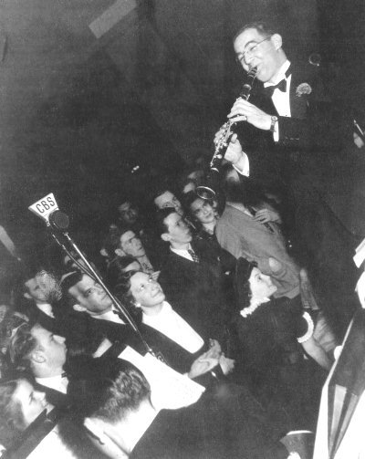 Benny Goodman thrills one of his radio show audiences